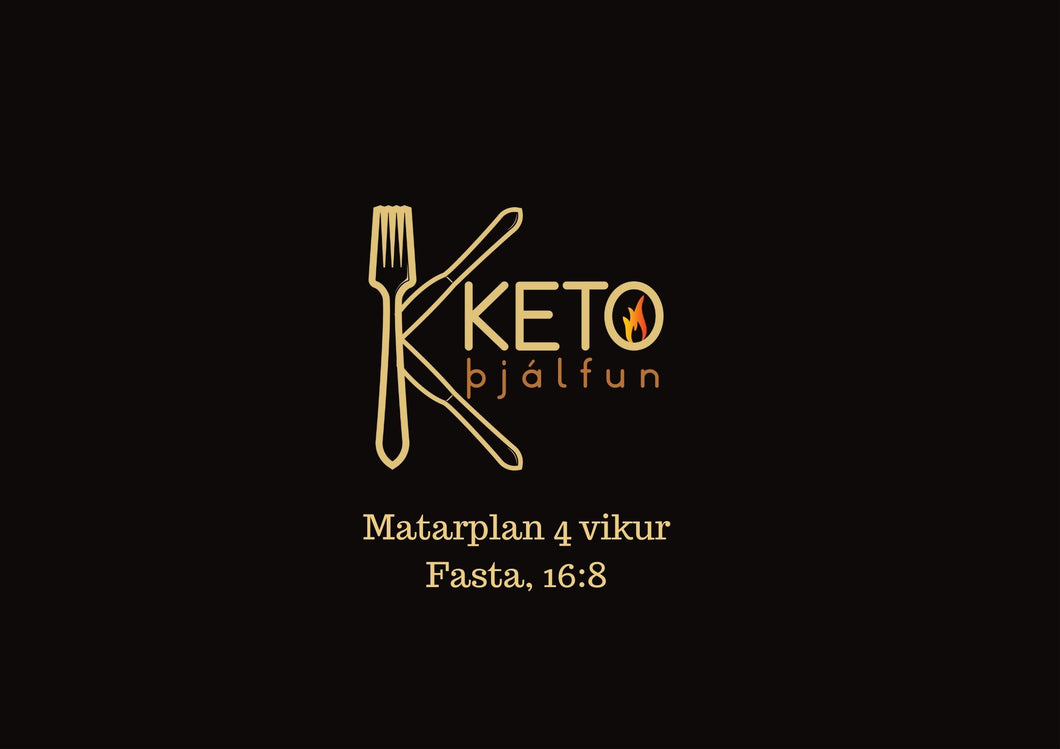 Keto 16:8 matarplan 4 vikur